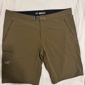 Arc'teryx Olive Green Outdoor Shorts